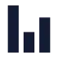 Chartnoaxescolumn icon with solid sharp style