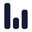 Chartnoaxescolumn icon with solid standard style