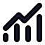 Chartnoaxescombined icon with solid standard style