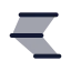 Chartnoaxesgantt icon with duotone standard style