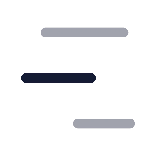 Chart No Axes Gantt Icon in Twotone Rounded style