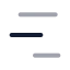 Chartnoaxesgantt icon with twotone rounded style
