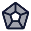 Chartradar icon with duotone standard style