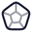Chartradar icon with twotone rounded style