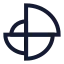 Chartrose icon with stroke sharp style