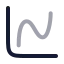 Chartspline icon with duotone rounded style