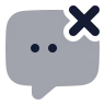 Chat Cancel 01 icon preview