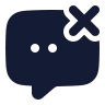 Chat Cancel 01 icon preview