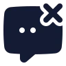 Chat Cancel 01 icon preview
