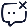 Chat Cancel 01 icon preview