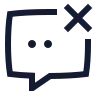 Chat Cancel 01 icon preview