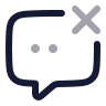 Chat Cancel 01 icon preview
