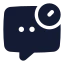 Chatdelay icon with solid standard style