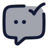 Chat Done 01 icon preview