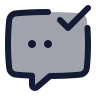 Chat Done 01 icon preview