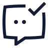 Chat Done 01 icon preview