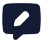 Chatedit icon with solid standard style