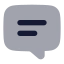 Chatfeedback icon with bulk rounded style