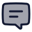 Chatfeedback icon with duotone standard style