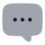 Chatfeedback icon with bulk rounded style