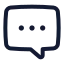 Chatfeedback icon with stroke standard style