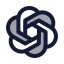 Chatgpt icon with duotone rounded style