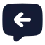 Chatincome icon with solid rounded style