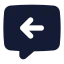 Chatincome icon with solid standard style