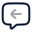 Chatincome icon with twotone rounded style