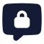 Chatlock icon with solid standard style
