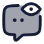 Chatpreview icon with duotone rounded style