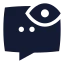 Chatpreview icon with solid sharp style