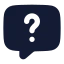 Chatquestion icon with solid rounded style