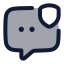 Chatsecure icon with duotone rounded style