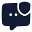 Chatsecure icon with solid standard style