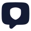 Chatsecure icon with solid rounded style