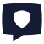 Chatsecure icon with solid sharp style