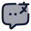 Chattranslate icon with duotone rounded style