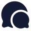 Chatting icon with solid standard style