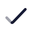 Check icon with bulk rounded style