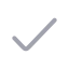Check icon with duotone rounded style