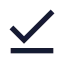 Checkline icon with solid sharp style