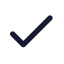 Check icon with solid standard style