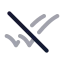 Checkunread icon with twotone rounded style