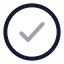 Checkmarkcircle icon with twotone rounded style