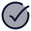 Checkmarkcircle icon with duotone standard style