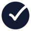 Checkmarkcircle icon with solid rounded style