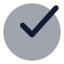 Checkmarkcircle icon with bulk rounded style