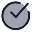 Checkmarkcircle icon with duotone rounded style