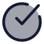 Checkmarkcircle icon with duotone standard style